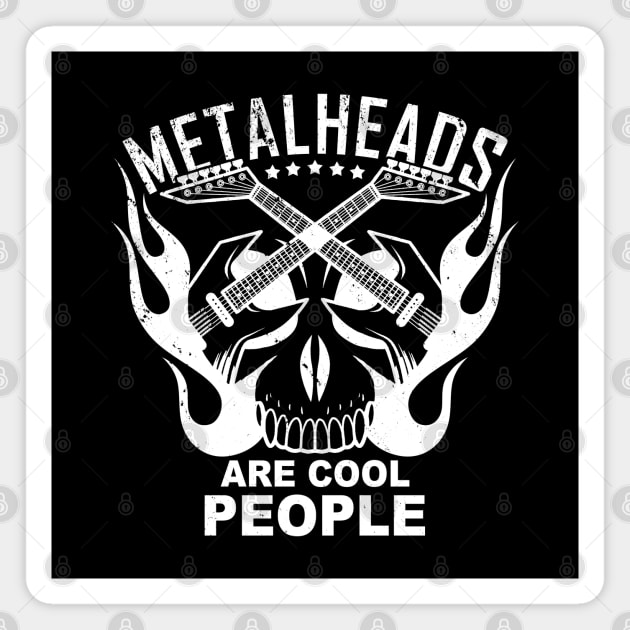 Cool Metalhead Band Slogan Gift For Metalheads Heavy Metal Fans Magnet by BoggsNicolas